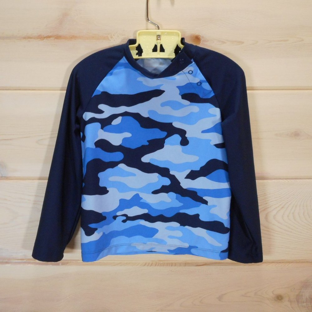 Coolibar Toddler Boy 3T Rash Guard Long Sleeve Swim Shirt Sun Protection UPF 50+
